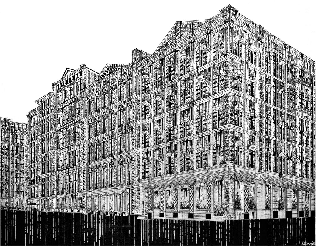 “Cast Ice Building” Original