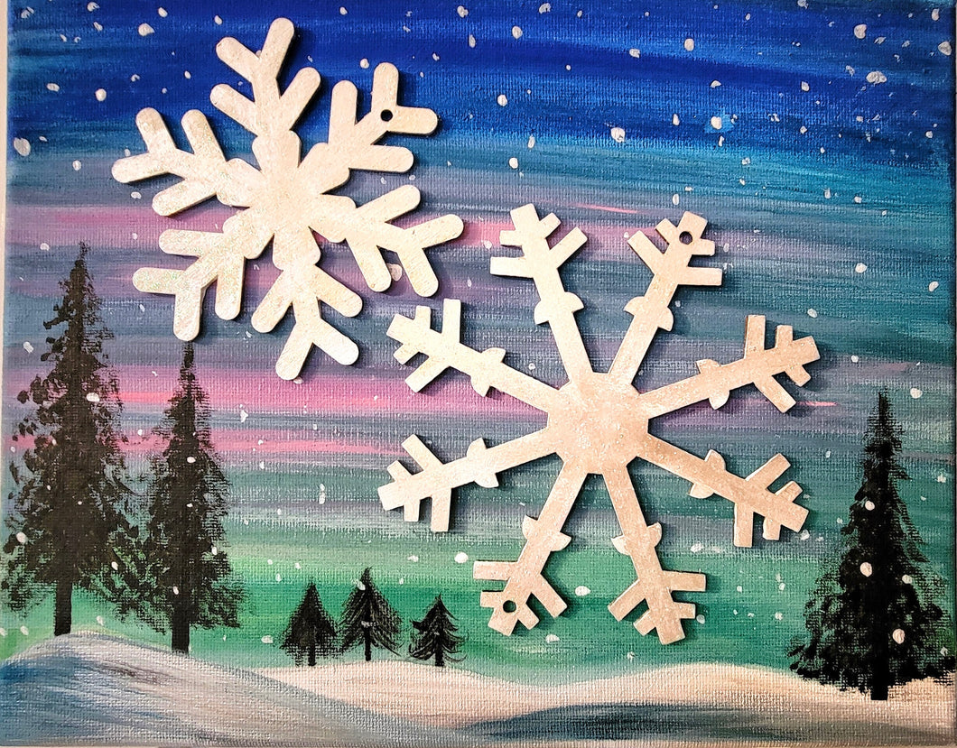 Glittery Winter Skies